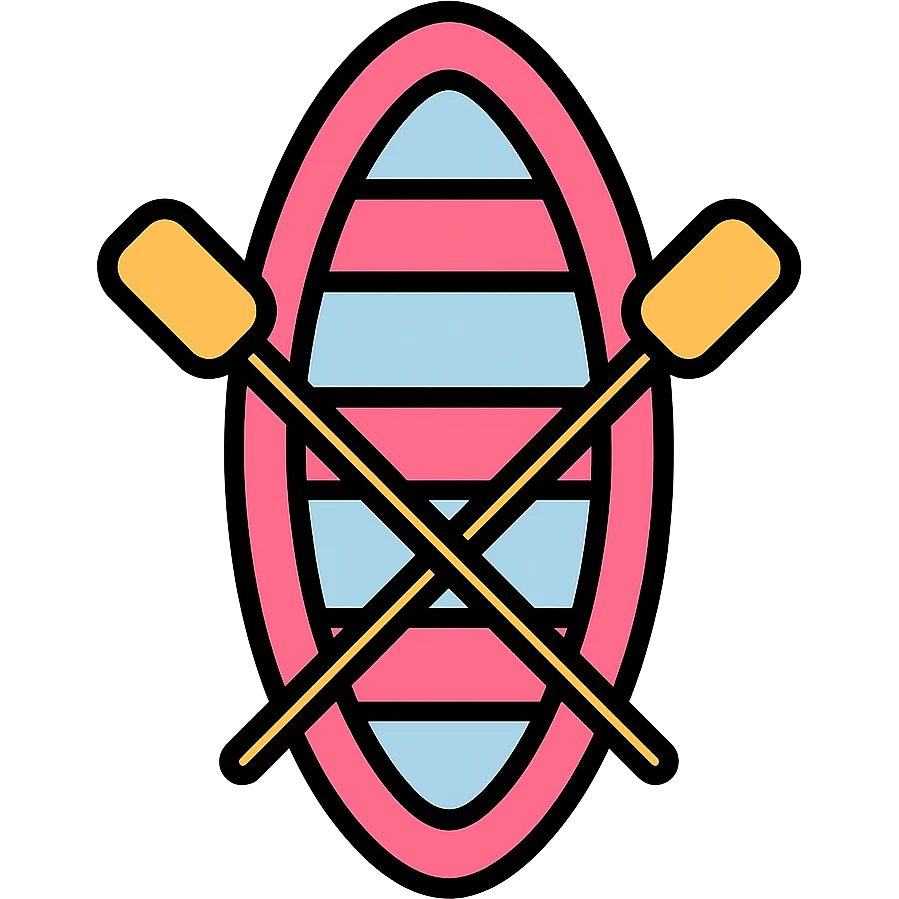 pink rowing boat emoji