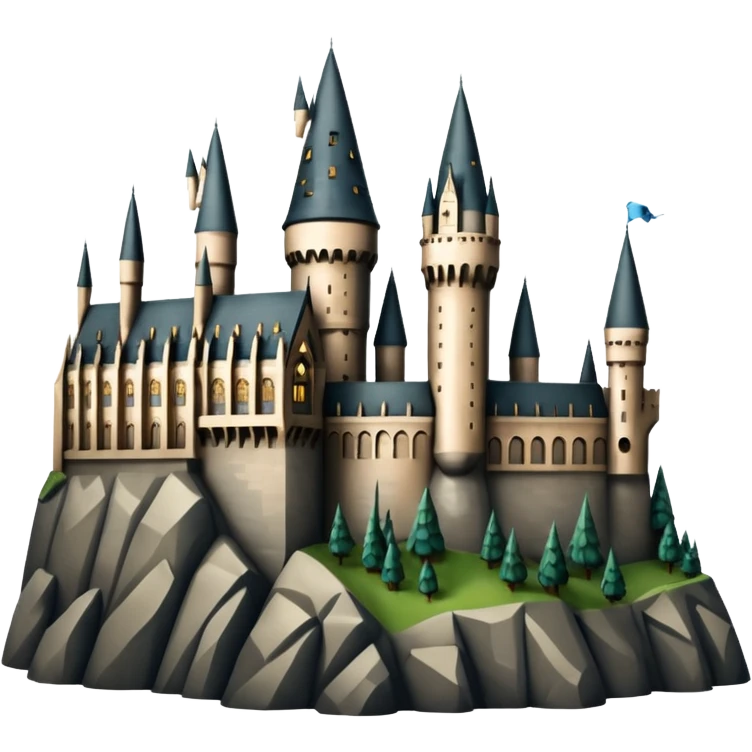Harry Potter Hogwarts Castle emoji