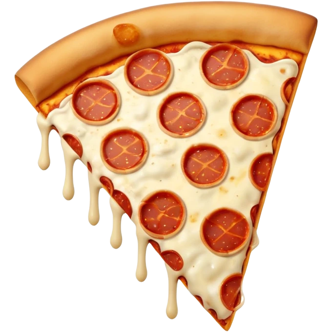 A slice of pizza emoji