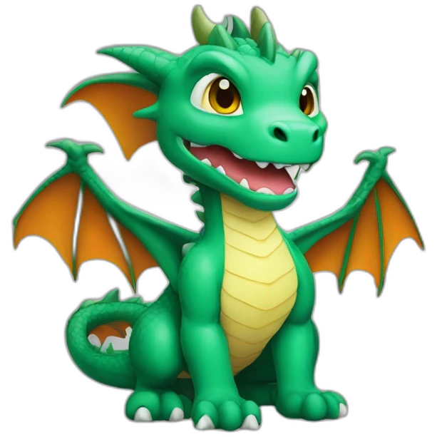 Dragon kawai emoji