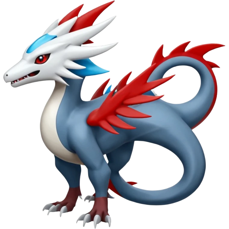 Silvally-Nargacuga-Kyurem-Latias-Salandit-Pokémon-Fakémon-fusion-animal-hybrid-creature emoji