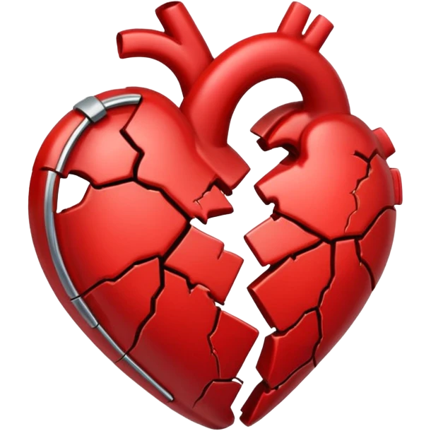 broken heart sticked together with a clip emoji