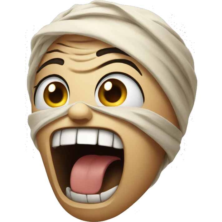 mummy screaming  emoji