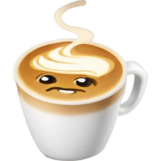 latte coffe emoji