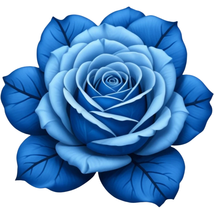 Blue rose aesthetic emoji