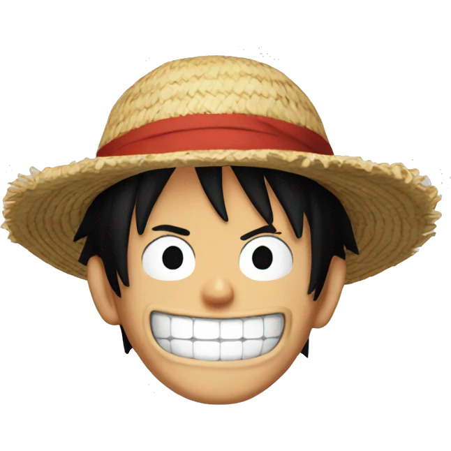 One piece luffy  emoji