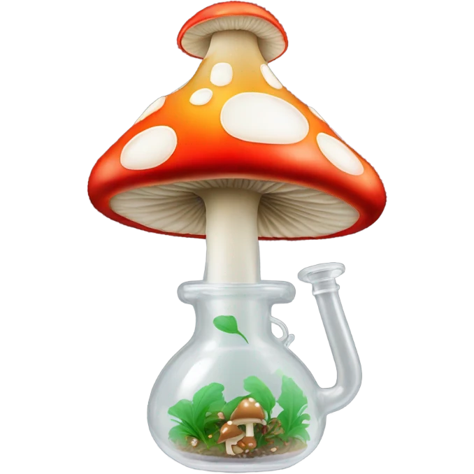 mushroom theme bong emoji