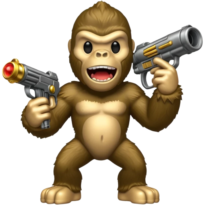 King Kong goofy emoji with ray gun from COD Zombiesr emoji