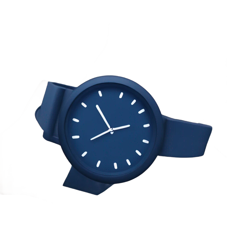 dark blue 
wrist watch emoji