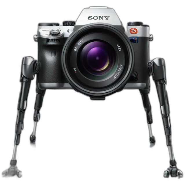 Sony camera on six robotic legs emoji