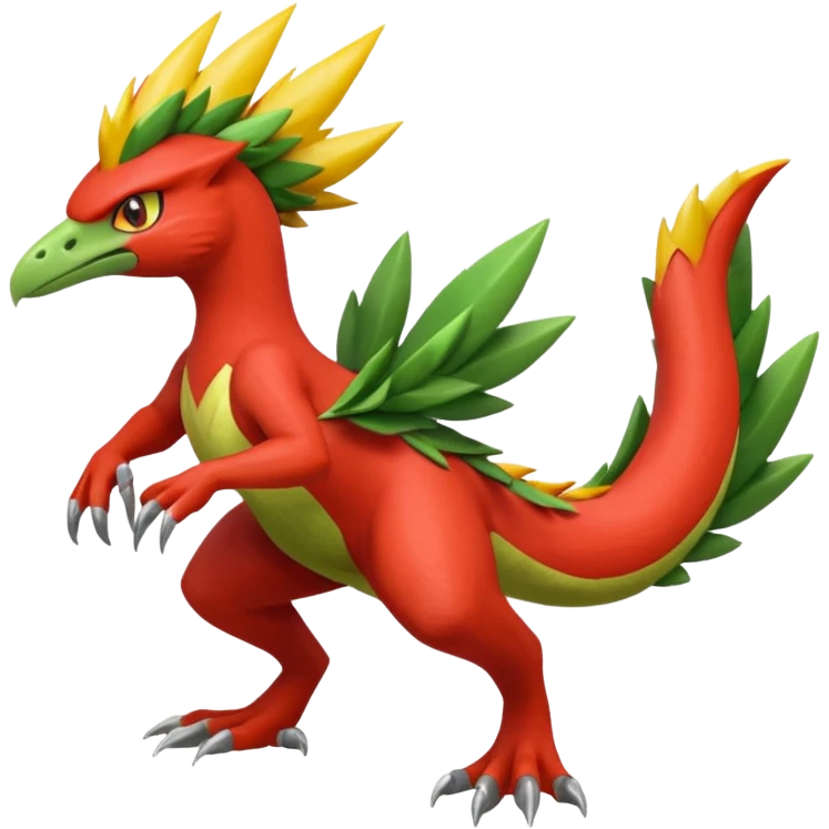 Blaziken-Sceptile-fusion emoji