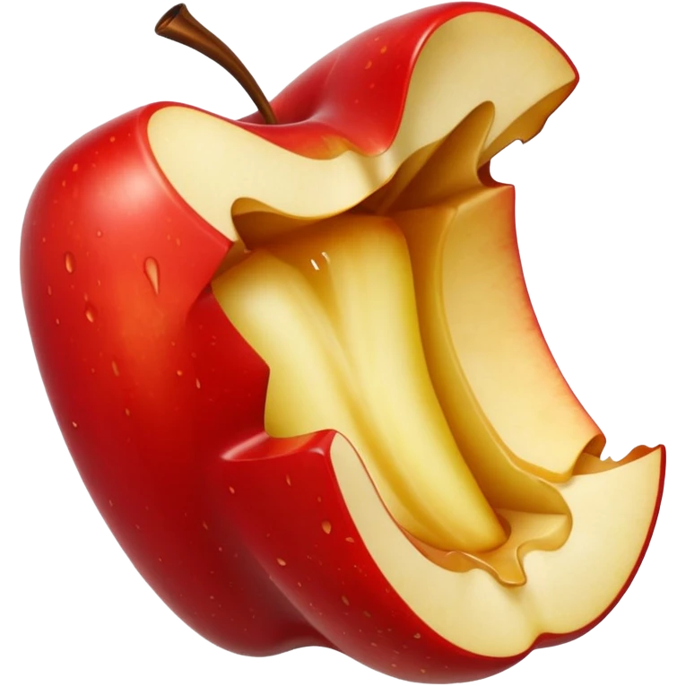 Apple core emoji