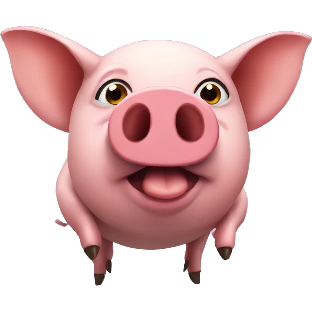 pig fly emoji