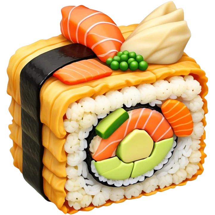 sushi tempura cake emoji
