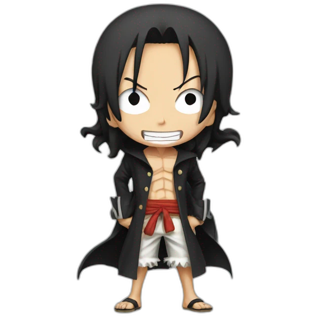 one piece ace death emoji