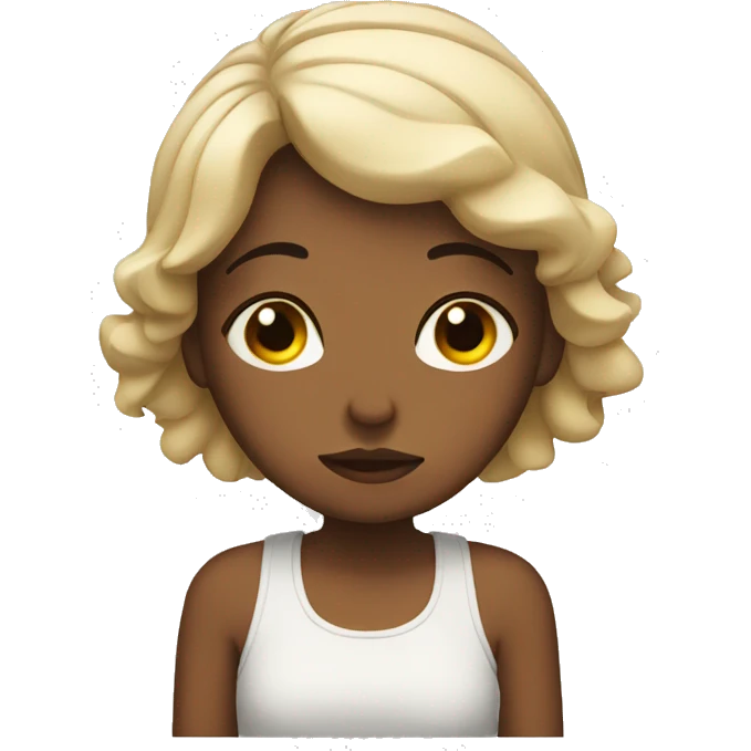 sleepy girl  emoji