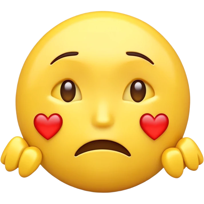a sad emoji with broken hearts around it emoji