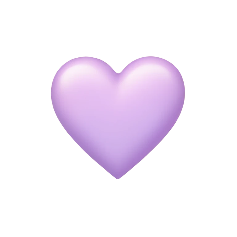 Pastel heart emoji