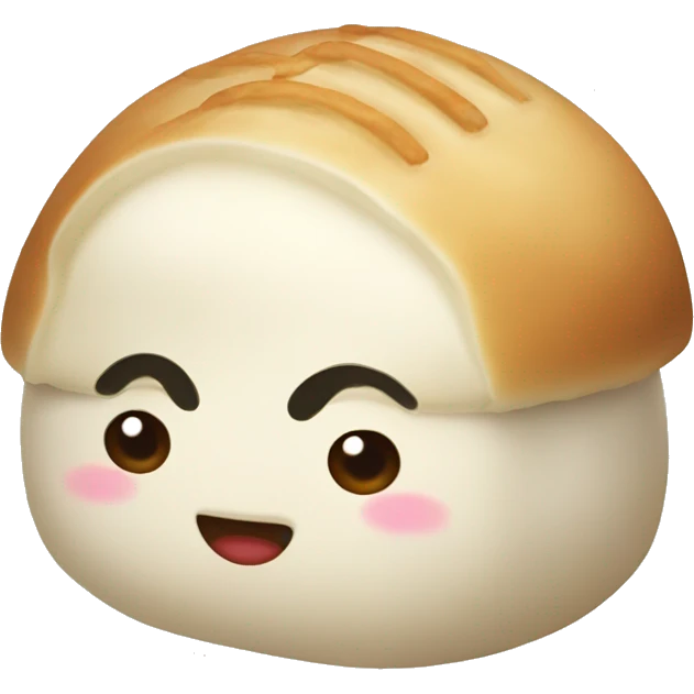 A Korean steamed bun emoji