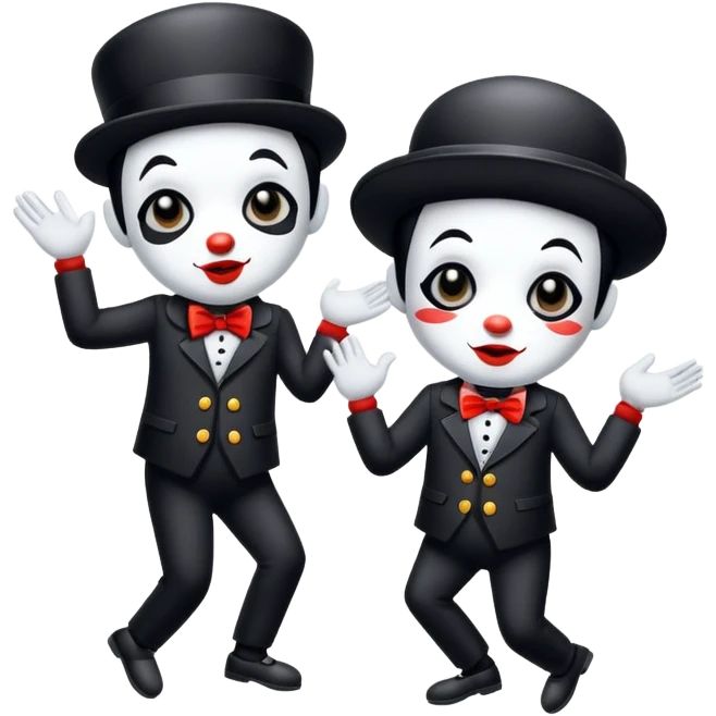 Create stickers with mime and dash emoji