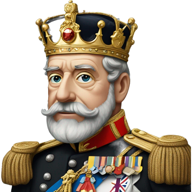 George V King of Britain emoji