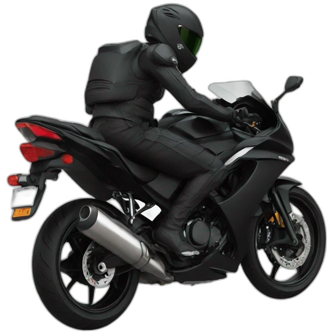 Black Ninja 400 emoji