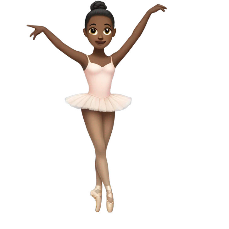 Ballet dancer in thigh highs emoji