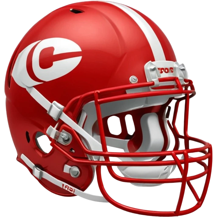 College football player helmet only emoji