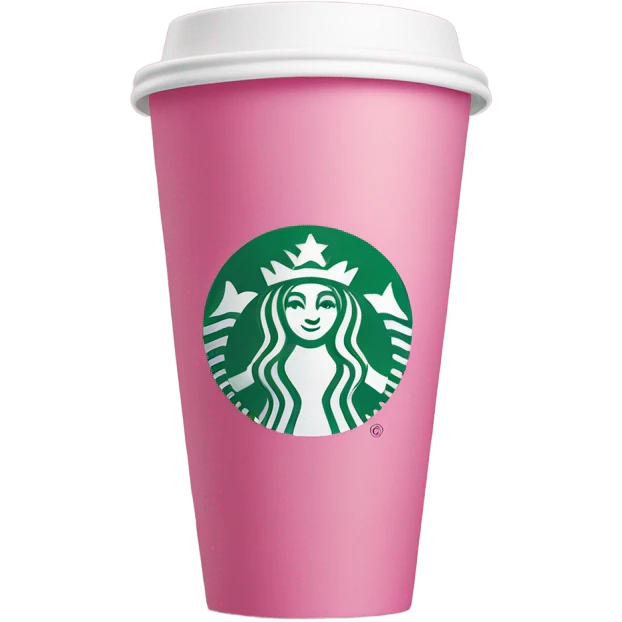 pink Starbucks  emoji