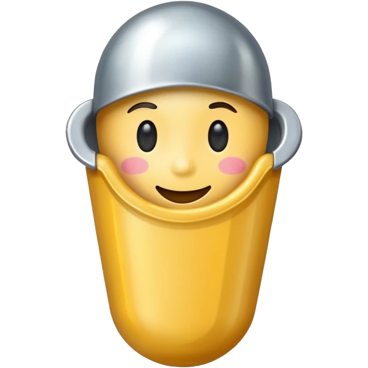 a scoop emoji with a different shape emoji