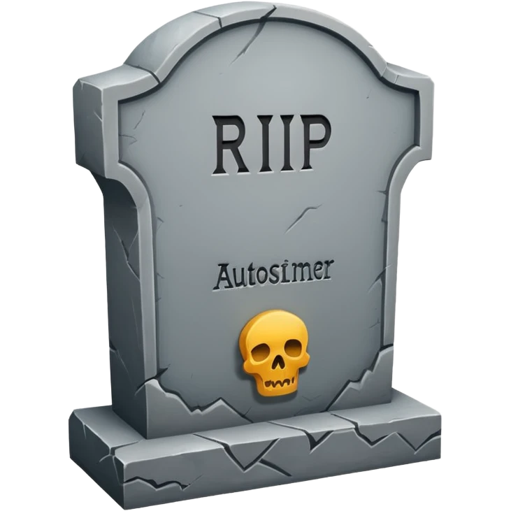 RIP tombstone with label "RIP AutoTrainer" emoji
