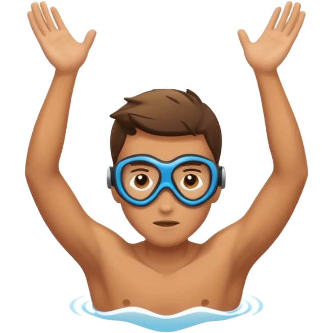 Diving head first  emoji