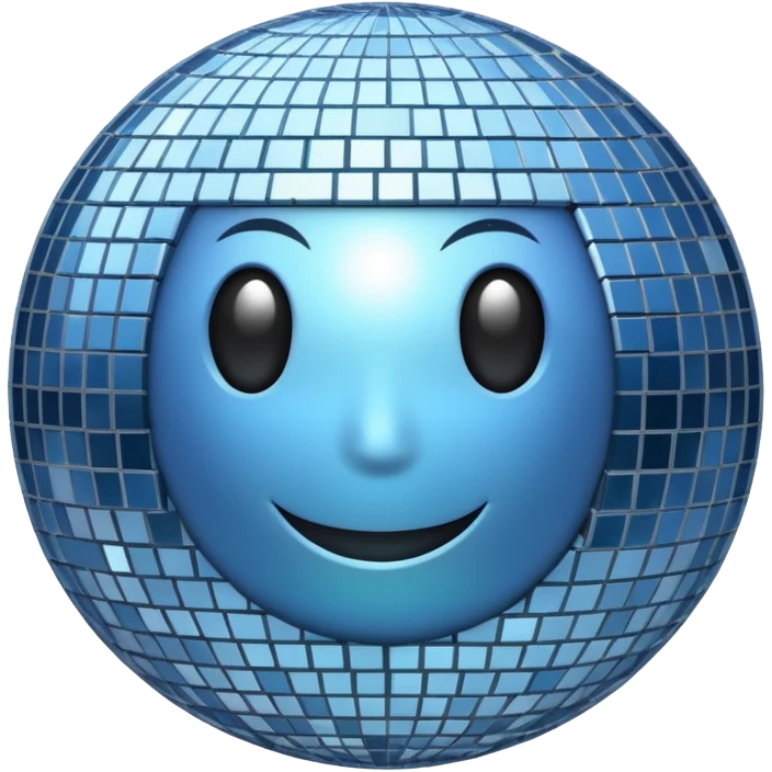 disco ball moon emoji