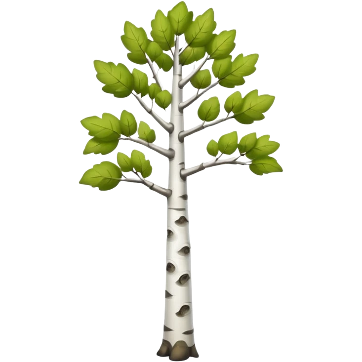 Birch tree emoji