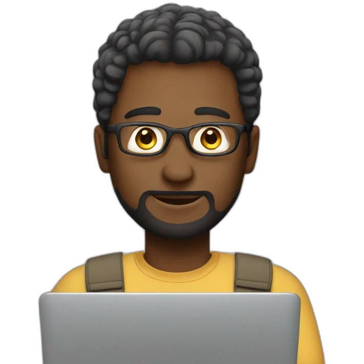 Man with laptop emoji