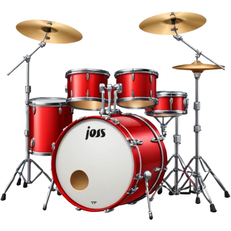 Crimson drumkit emoji