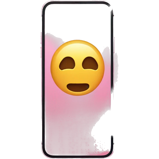 iPhone 16 pro max pink emoji