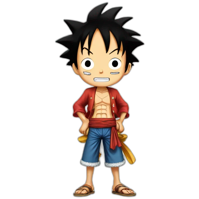 Luffy one piece emoji
