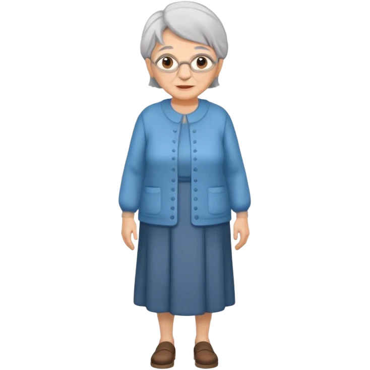 old woman full body emoji