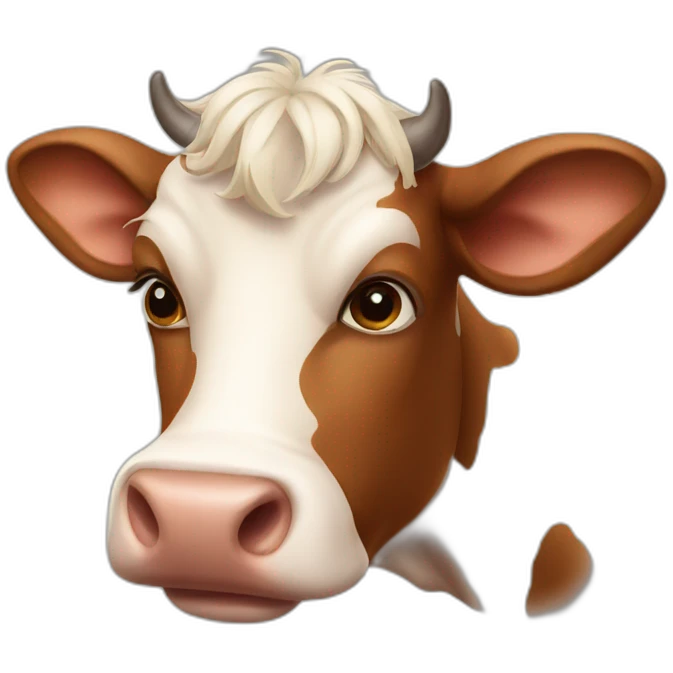brown cow emoji