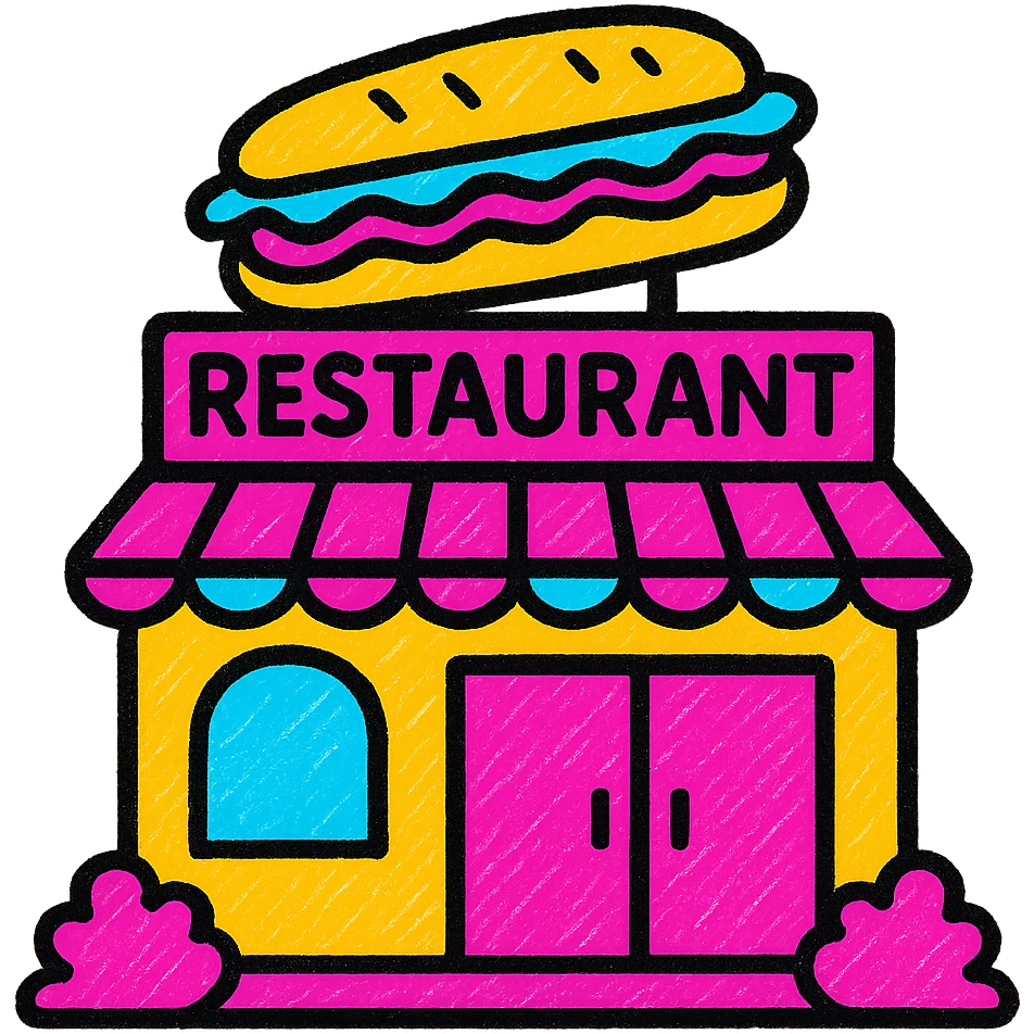 un restaurant emoji