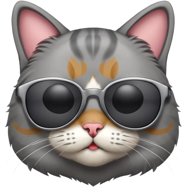 Cat wearing sunglasses emoji