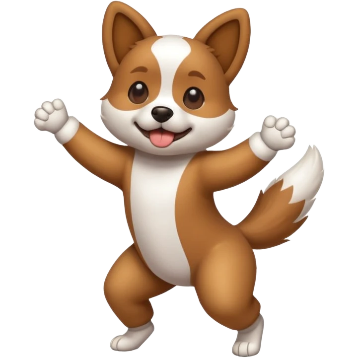 Dog twerking emoji