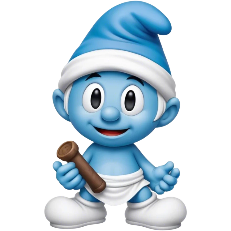 Smurf emoji