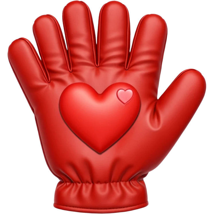 Love glove emoji