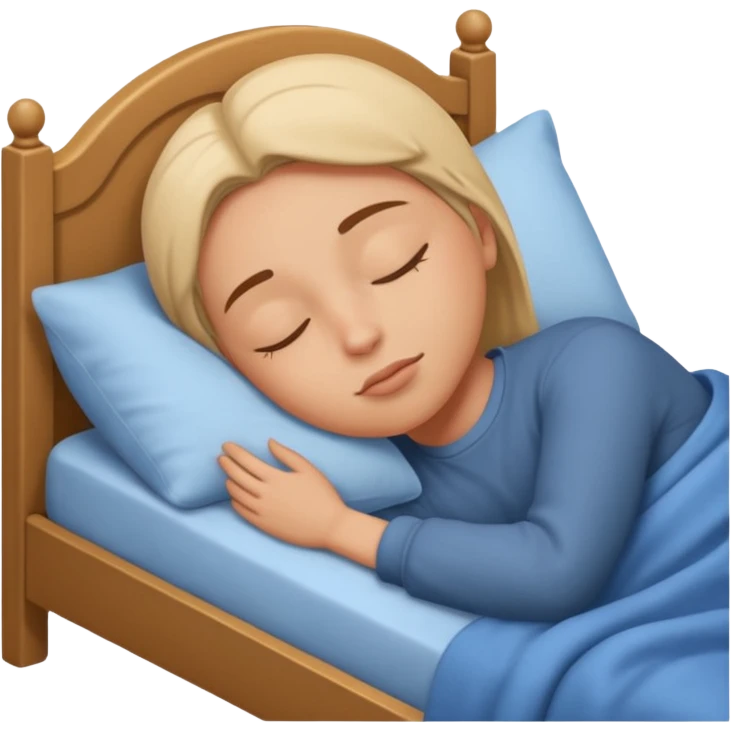 sleeping in the bed emoji