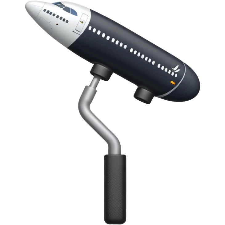 An airbus A380 sidestick emoji