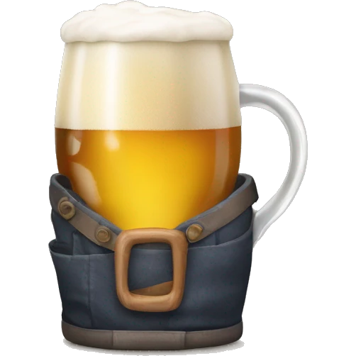 bon nome avec une bière dans les main emoji