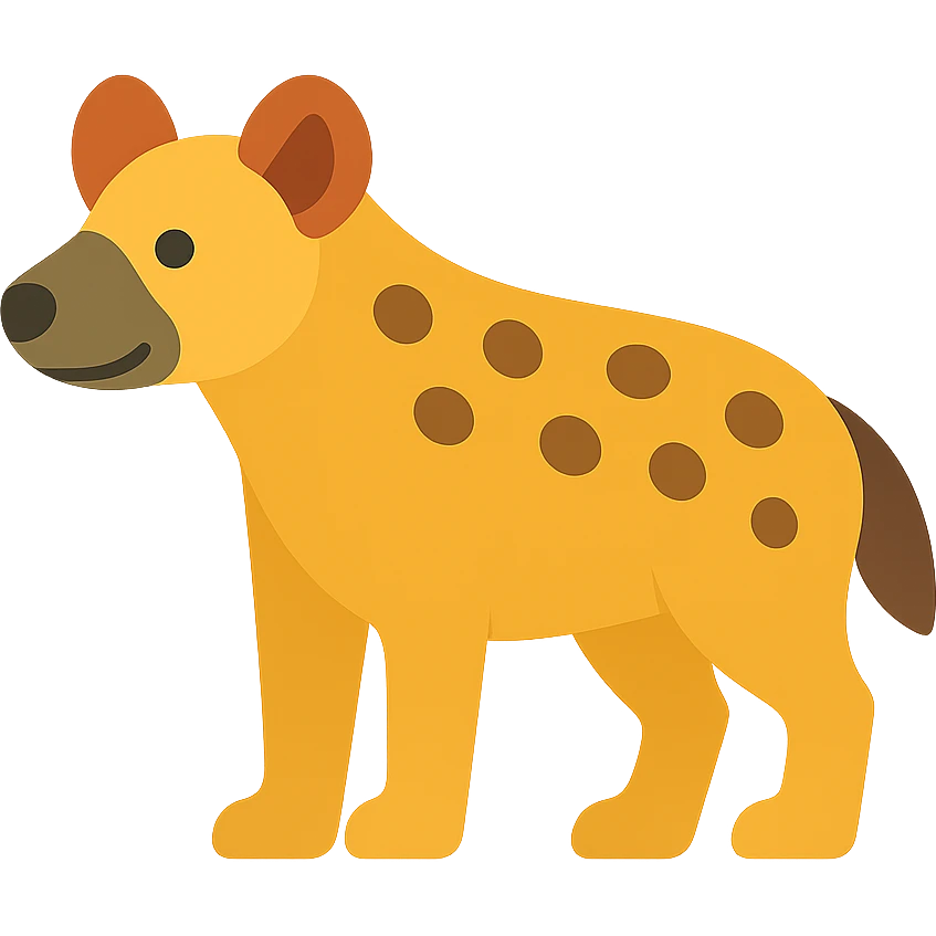 Hyena emoji