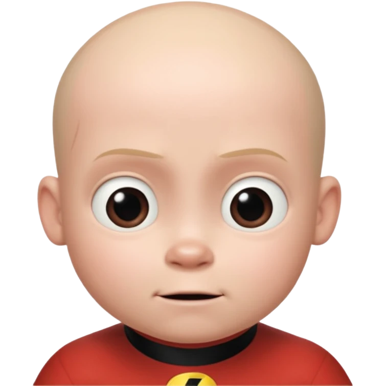 Jack-Jack (bald) from The Incredibles Movie emoji